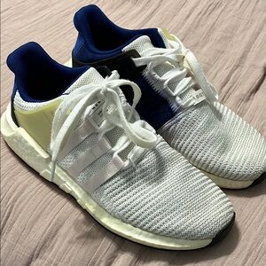 Adidas EQT OG White and Blue Sneakers